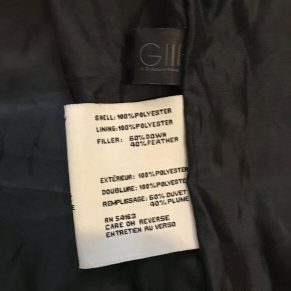 Kenneth Cole Coat Womens Down Hooded Puffer Black Size Small Warm Pockets - Picture 6 of 8